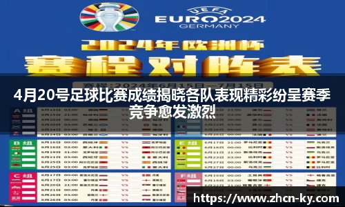 4月20号足球比赛成绩揭晓各队表现精彩纷呈赛季竞争愈发激烈
